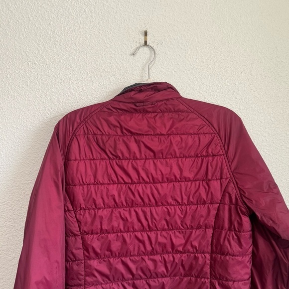 L.L. Bean Jacket Womens S Red Embroidered Primaloft Insulated Puffer Jacket - Picture 10 of 11